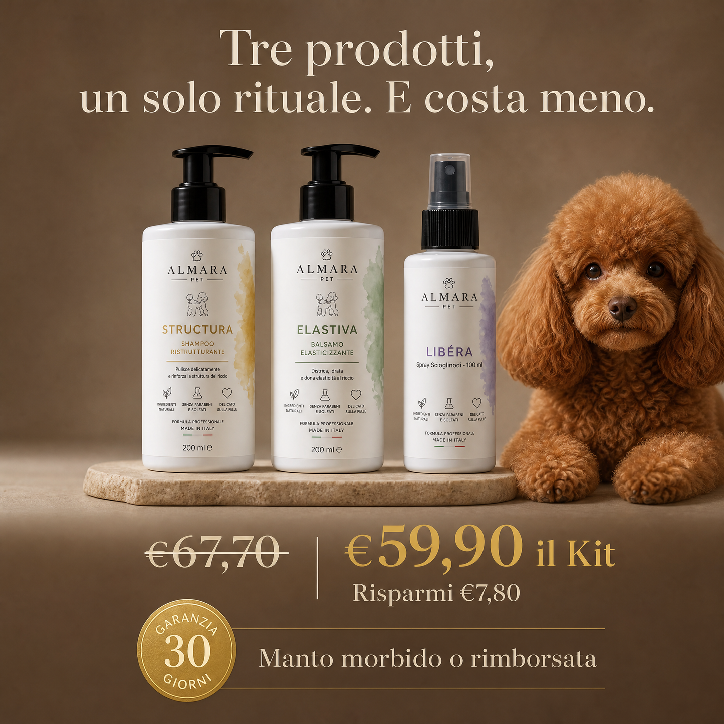 Curl Routine Kit a 59,90 euro - garanzia 30 giorni