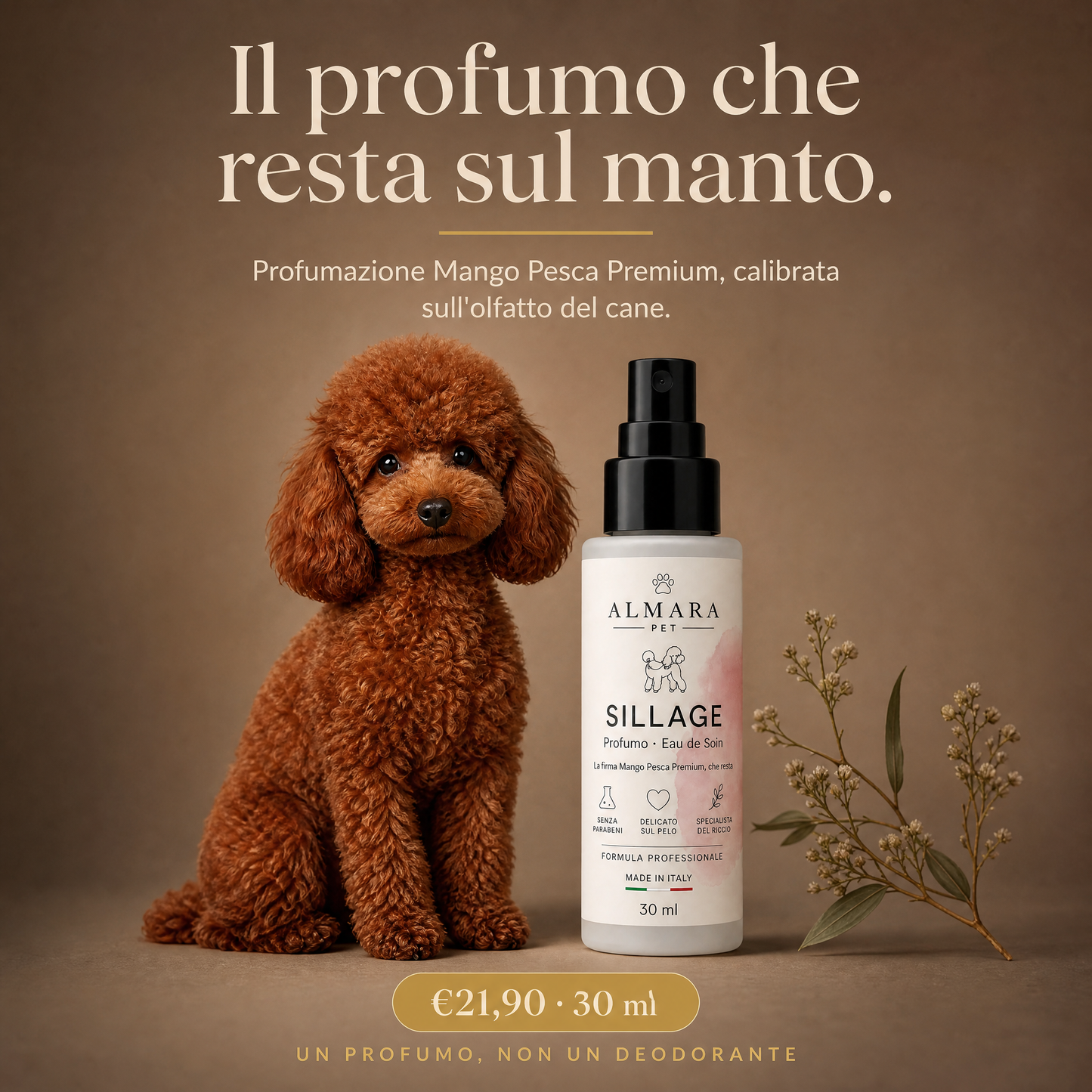 Almara Sillage — profumo Mango Pesca Premium, 30 ml