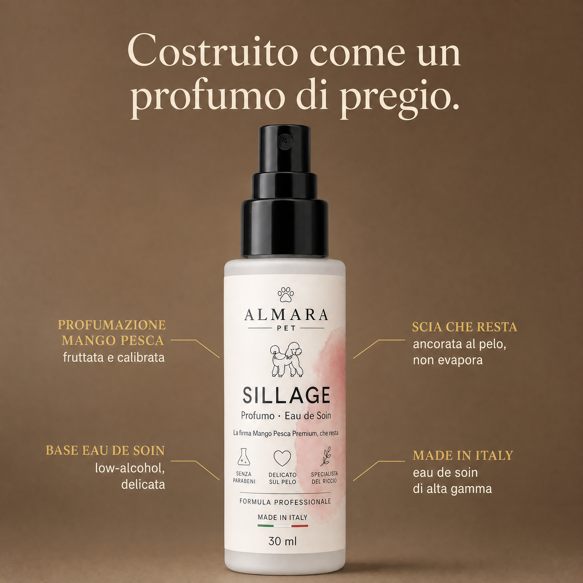 Almara Sillage — profumazione, scia, base eau de soin