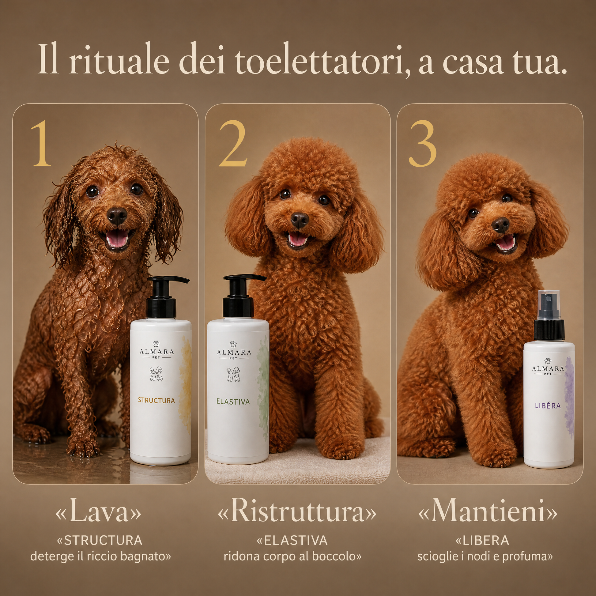Il rituale in 3 passi con il Curl Routine Kit