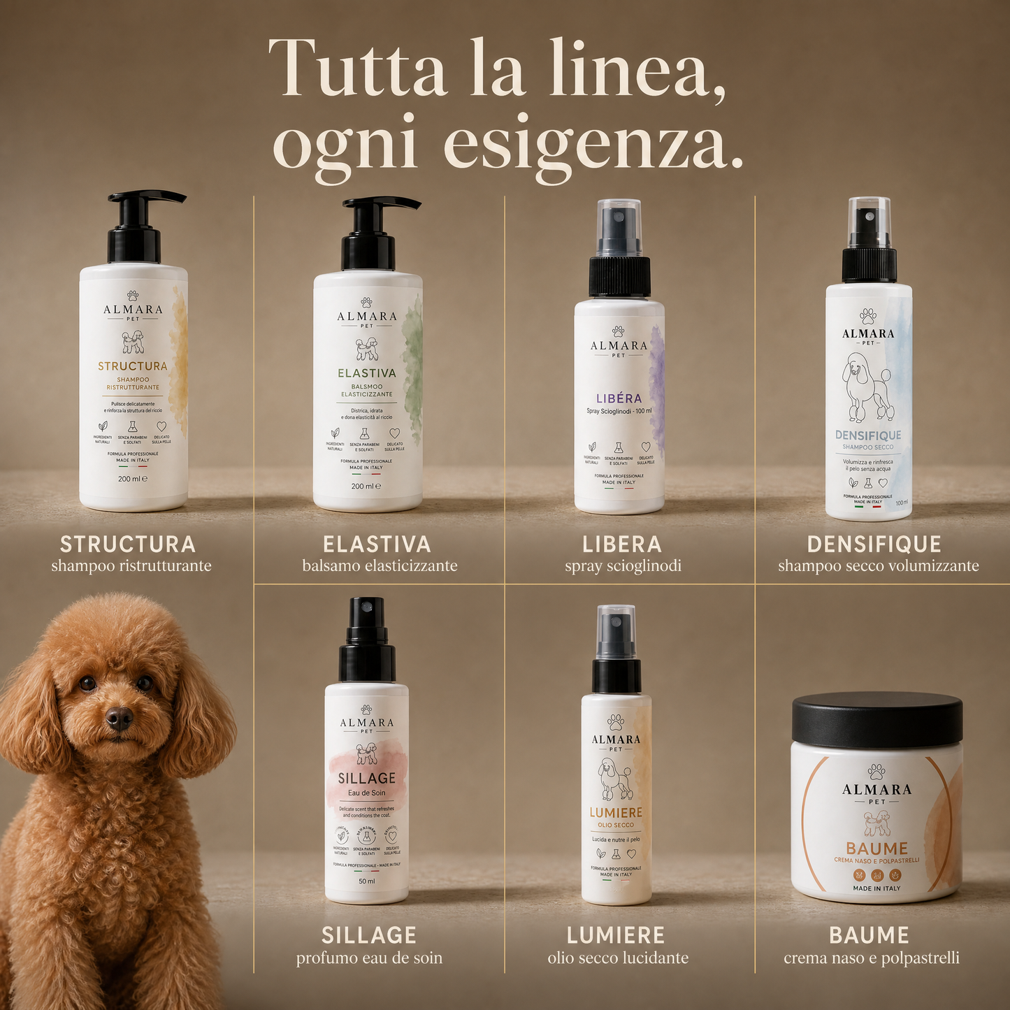 Tutta la linea Almara, ogni esigenza