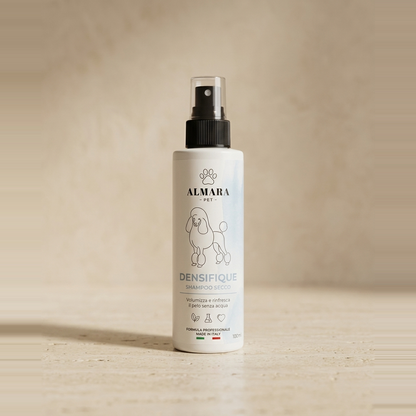 Almara Densifique — shampoo secco volumizzante per cani a pelo riccio