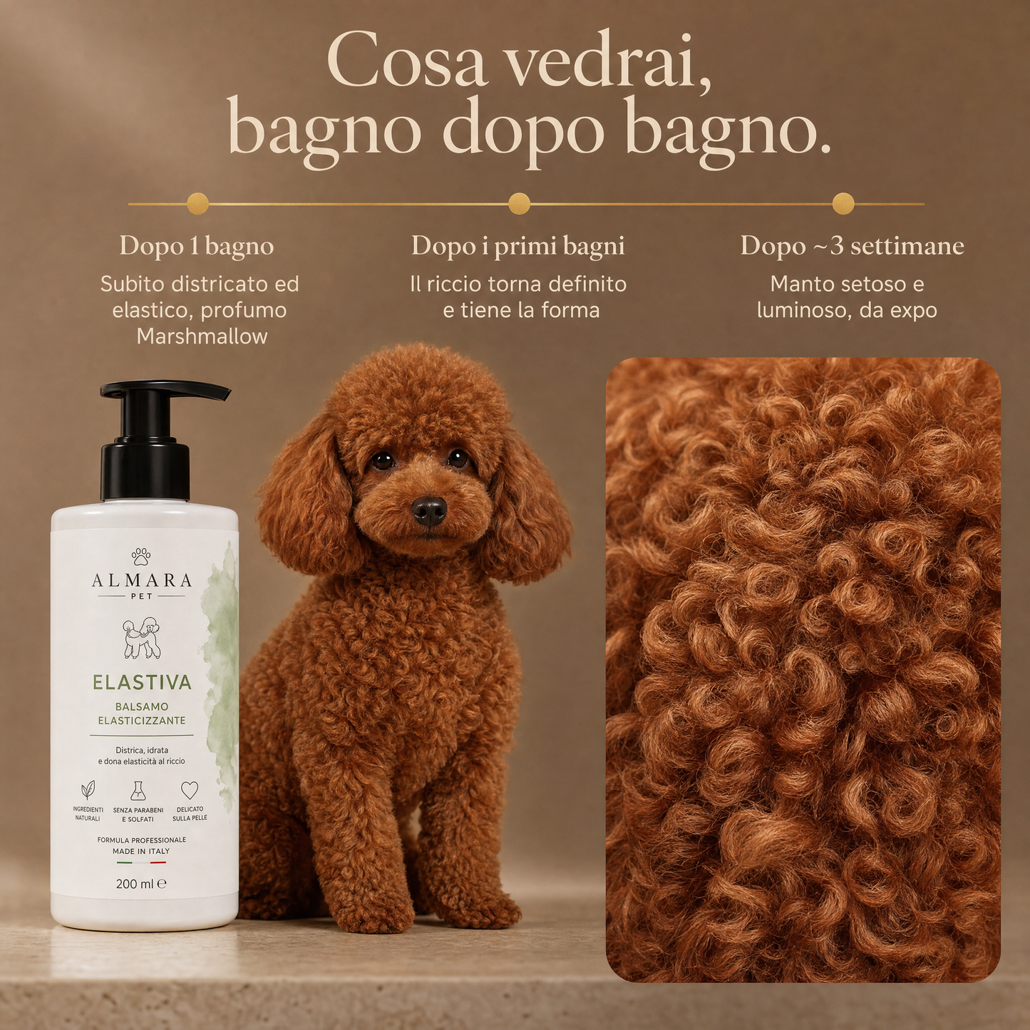 Almara elastiva — ingredienti