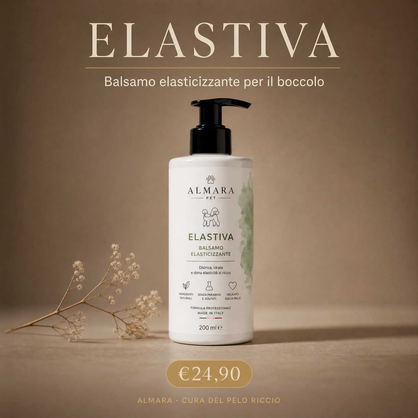 Almara Elastiva — balsamo elasticizzante, €24,90