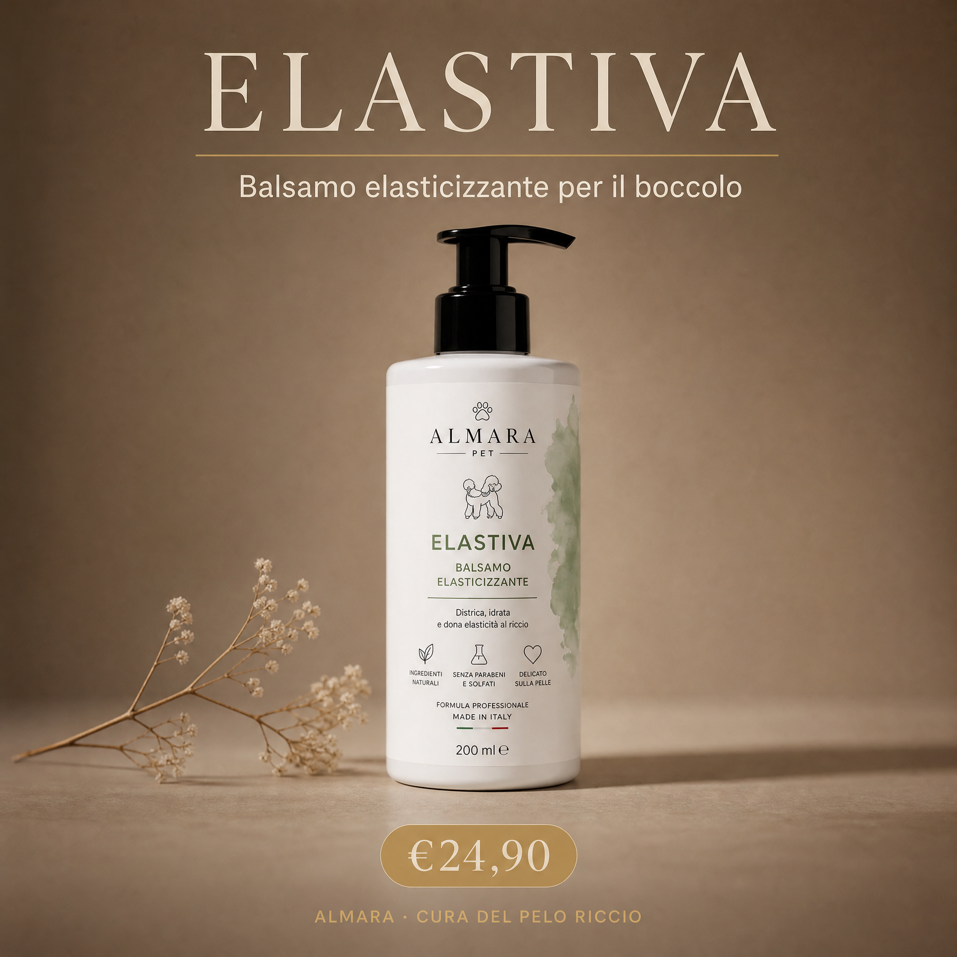 Almara Elastiva — balsamo elasticizzante, €24,90