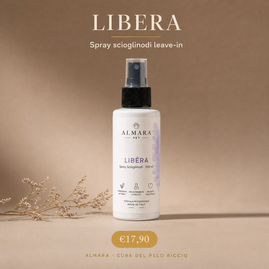 Almara Libéra — spray scioglinodi leave-in, €17,90