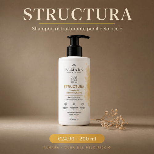Almara Structura — shampoo ristrutturante, €24,90, 200 ml